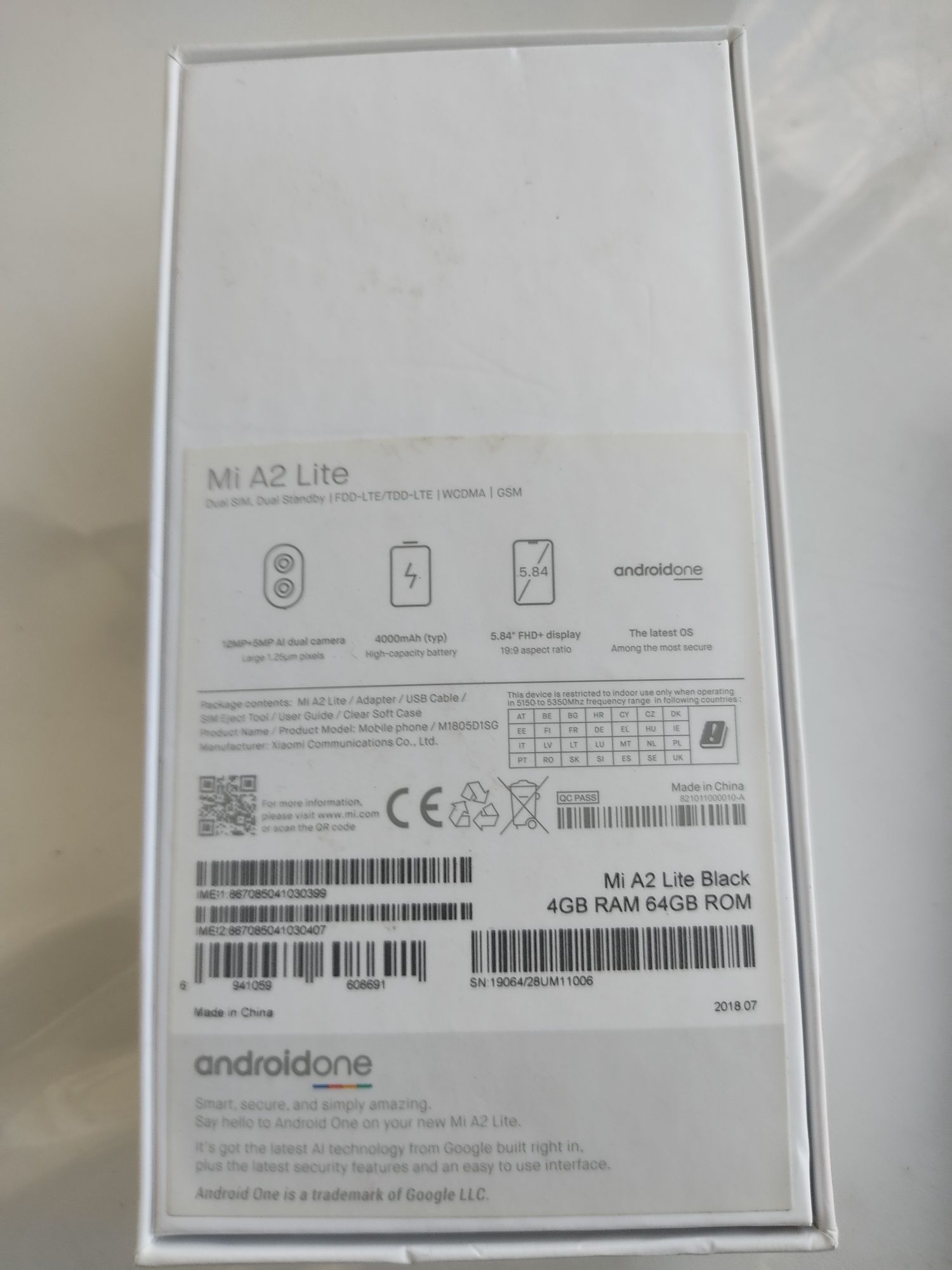 Смартфон  Xiaomi Mi A2 Lite