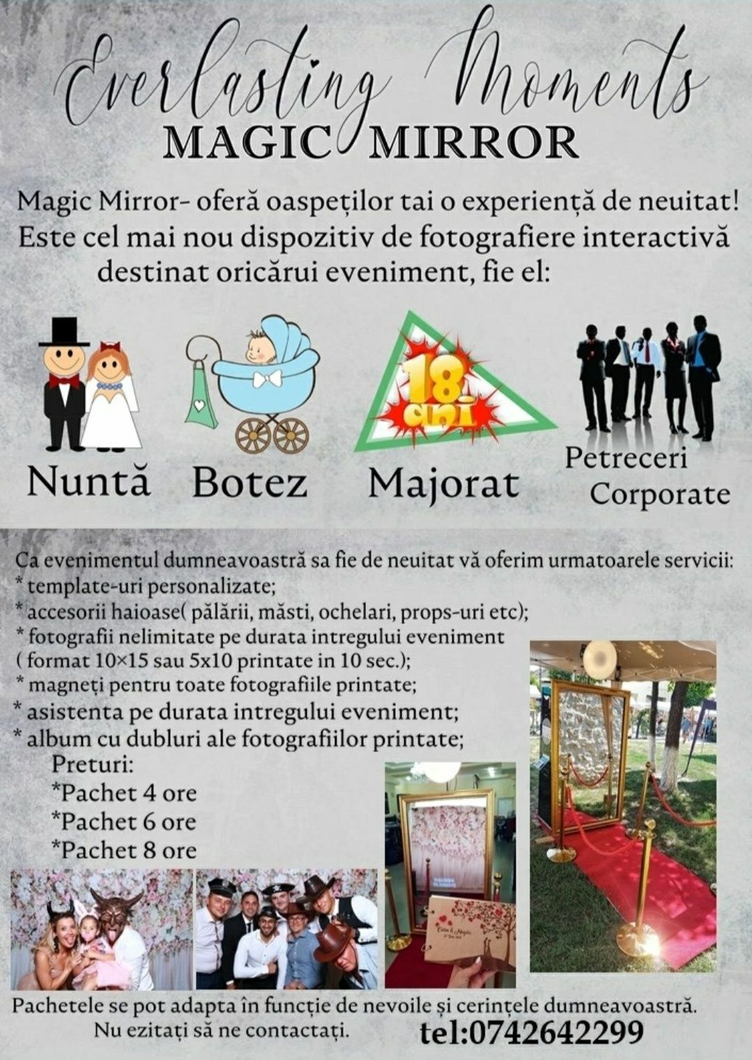 Photo Booth / Magic Mirror / Oglinda Magica