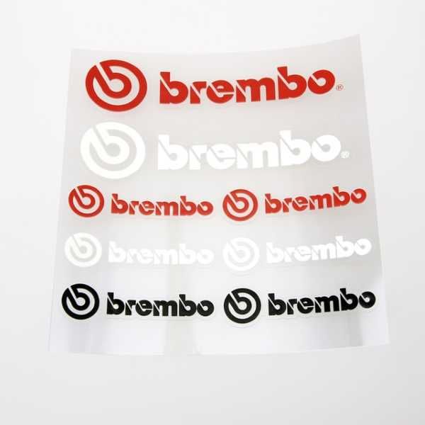 Стикери BREMBO спирачни апарати джанти porsche audi amg opel