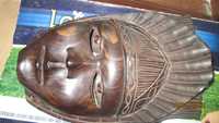 Продавам маска от махагон - дърворезба,БАРТЕР ЗА лаптоп