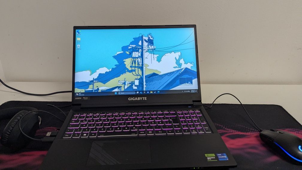 Laptop Gaming GIGABYTE G5 KF5  Stare Ca Nouă  si Accesorii