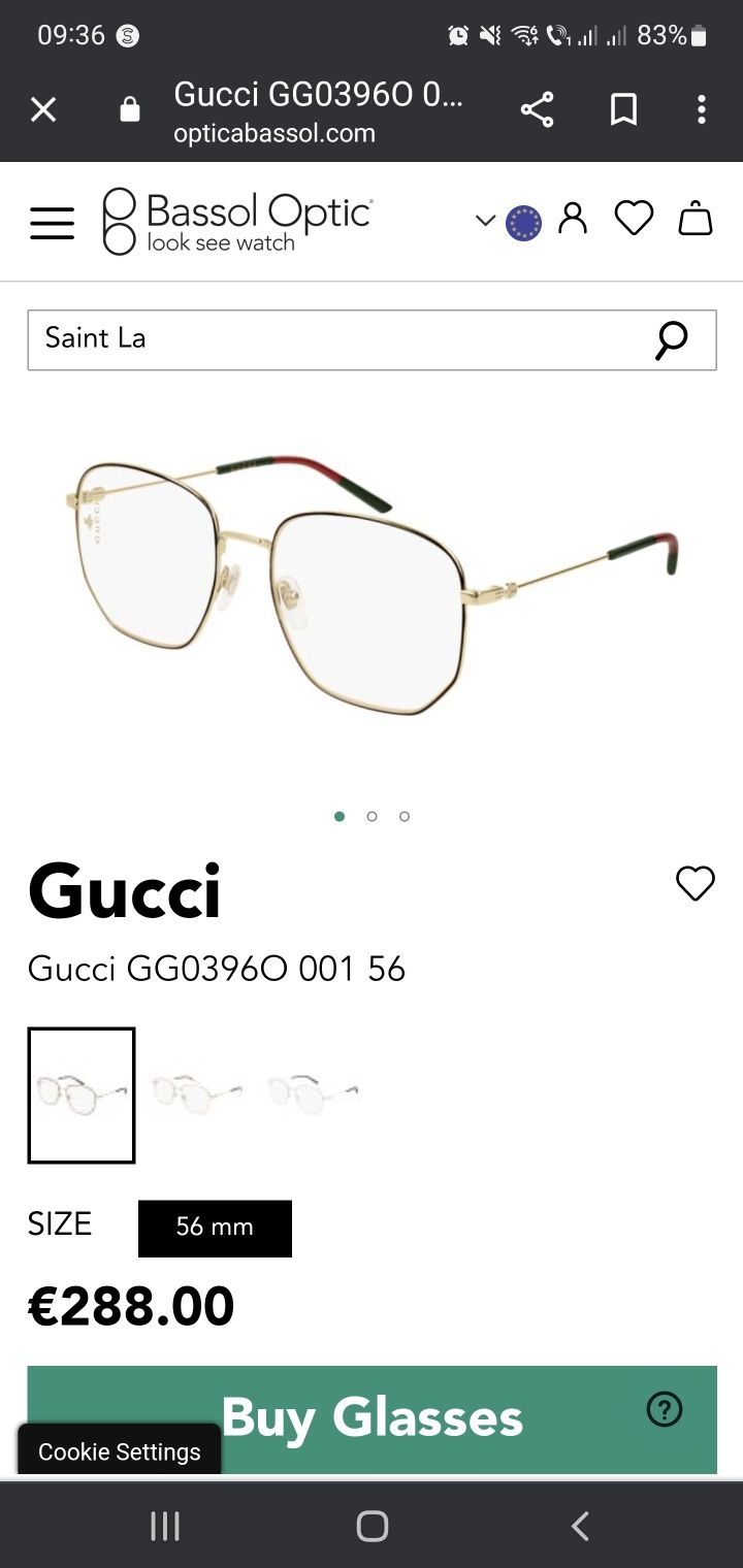 Rame ochelari de dama-Gucci