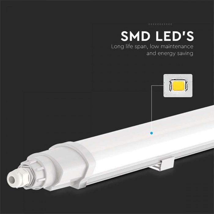 36W 120cm LED Влагозащитено тяло L-Серия 3800LM 4000K