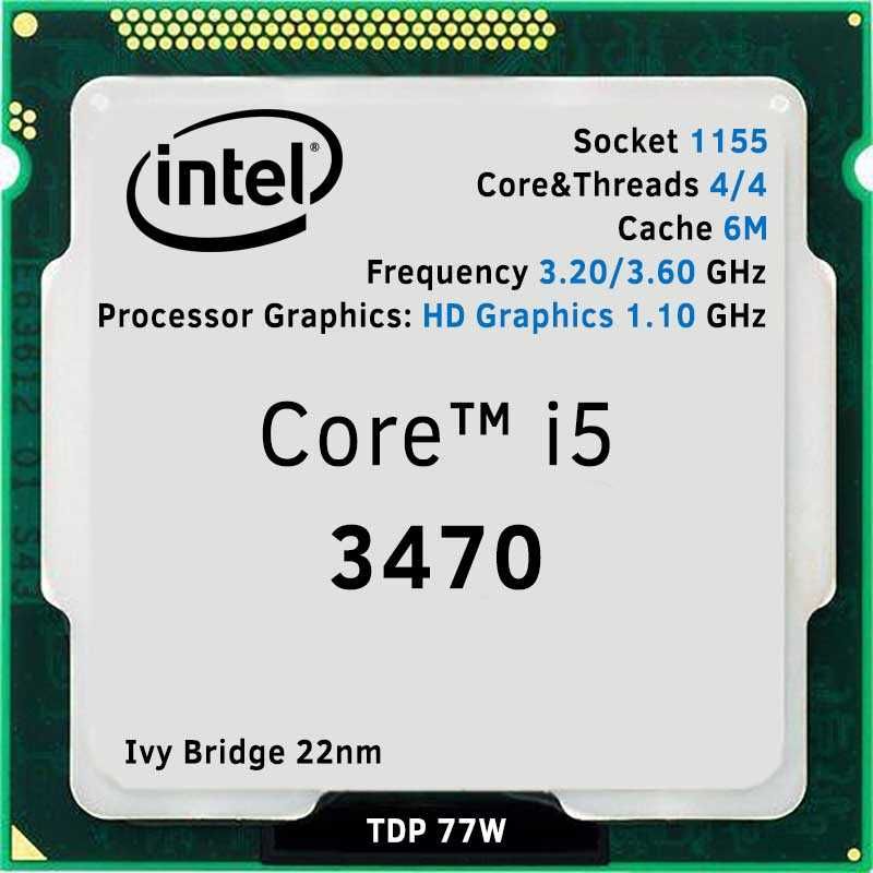 Процессор Intel Core i5-3470 /LGA1155/ 3.2 GHz/ 6Mb Cache