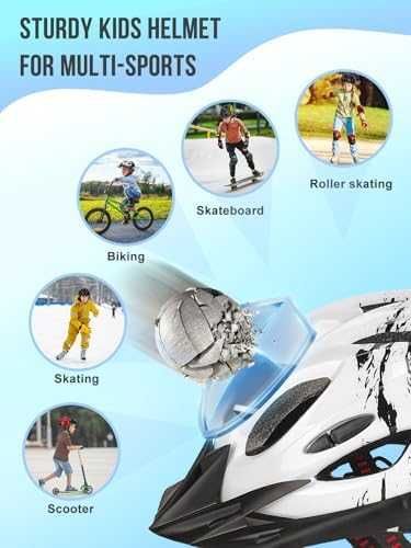 Нова детска Лека безопасна детска каска с 18 отвора и сенник за колело