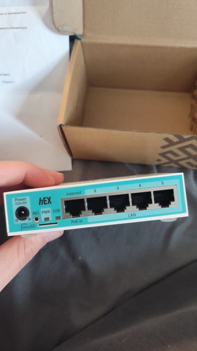 Рутер Mikrotik RB750Gr3 hEX RouterBOARD with Dual Core 880MHz