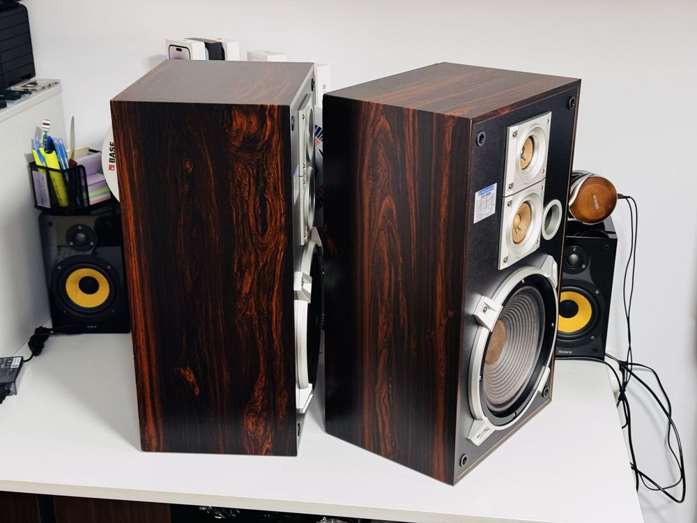Boxe de inaltă fidelitate PIONEER CS-989,Japan,120W,3 căi,bass 25 cm !