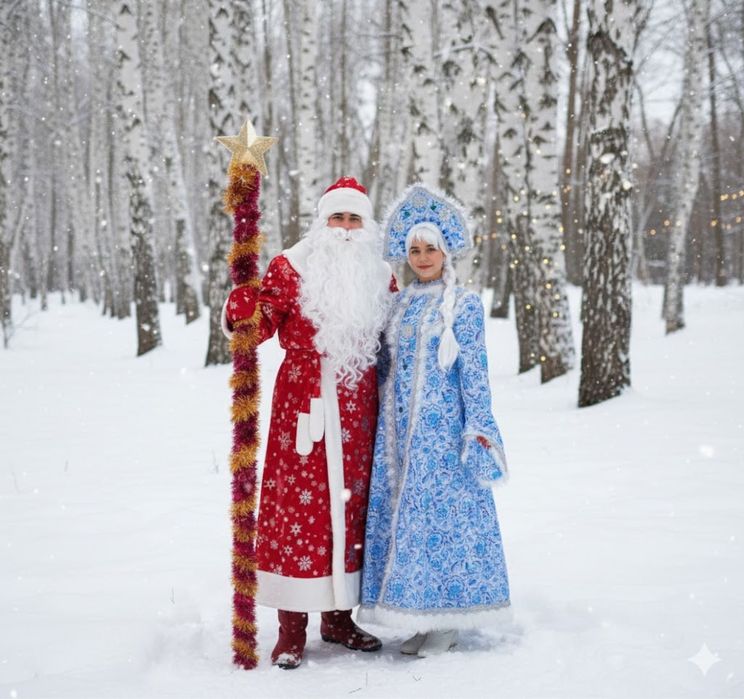 Дед мороз и снегурочка