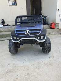 Mercedes Benz electric Unimog 2 Seater Ride-On Car - Blue