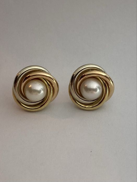 Cercei aur 18 kt.cu perle