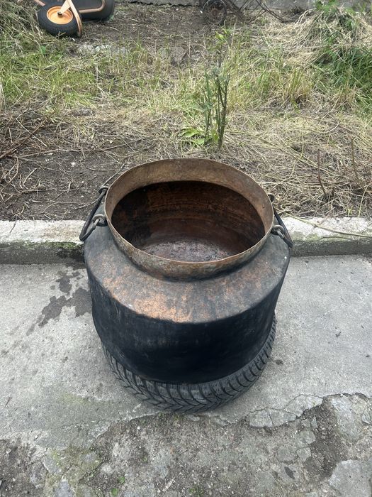 Cazan de țuică 120 litri cu mestecător se vinde complet