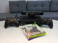Xbox 360 Slim, Kinetic, 2 console + 2 jocuri. 250 GB.