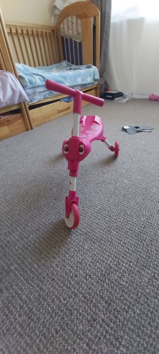 Детско колело сгъваемо розово