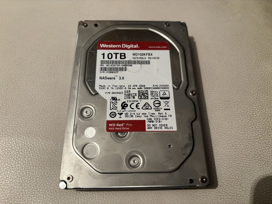 HDD Red Pro de 10TB
