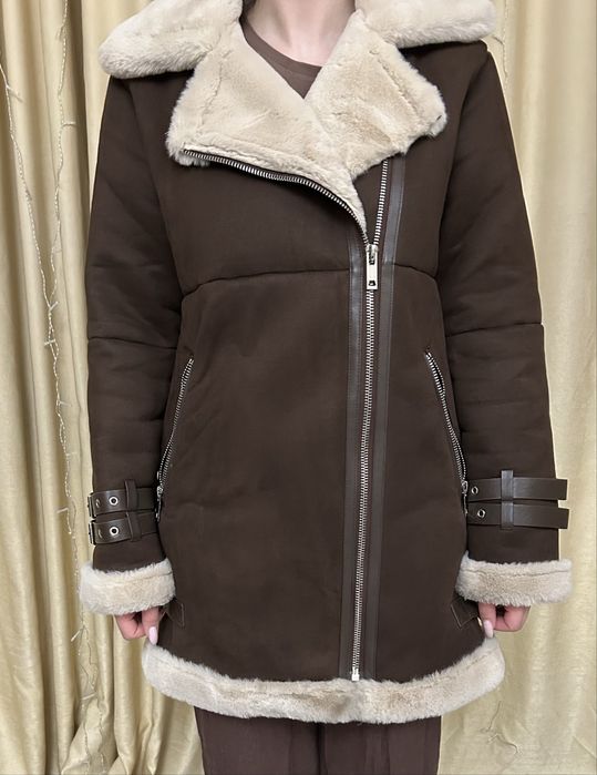 Дубленка зимняя ZARA