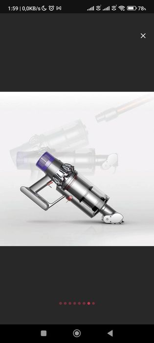 DYSON-V10-AbsoluteAspiratorVertical, 0.76l, original, in garantie.
