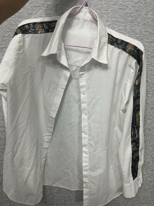 Рубашка женская белая стильная