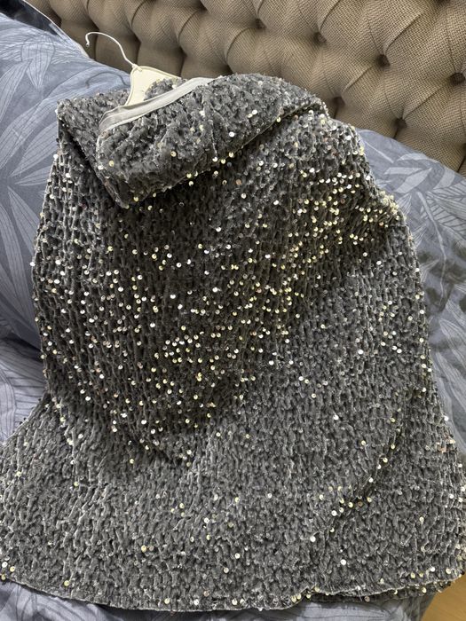 Юбка с пайетками