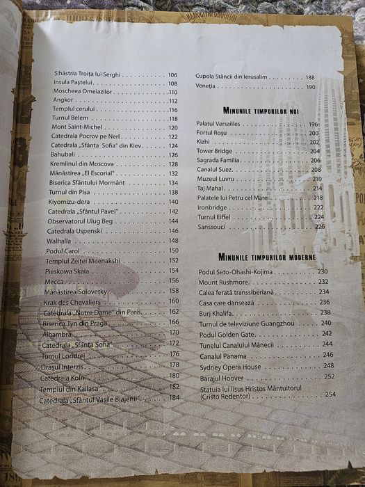 Enciclopedia minunilor lumii