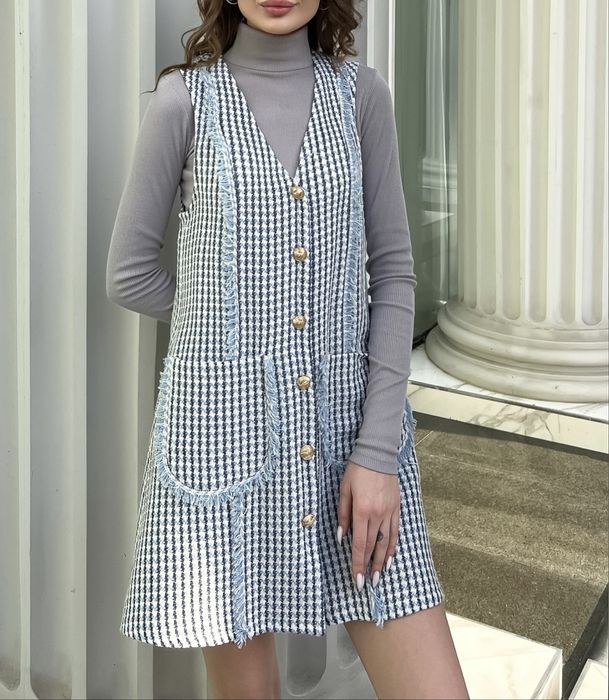 Сарафан твидовый теплый  С, М, Л