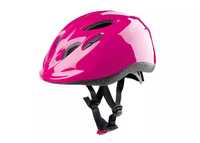 Casca de protectie fete, roz pentru bicicleta, Hervis Sport, marime XS