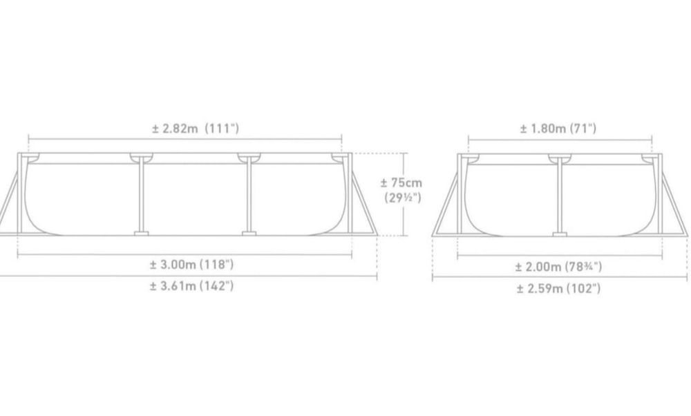 piscina intex rectangulara copii