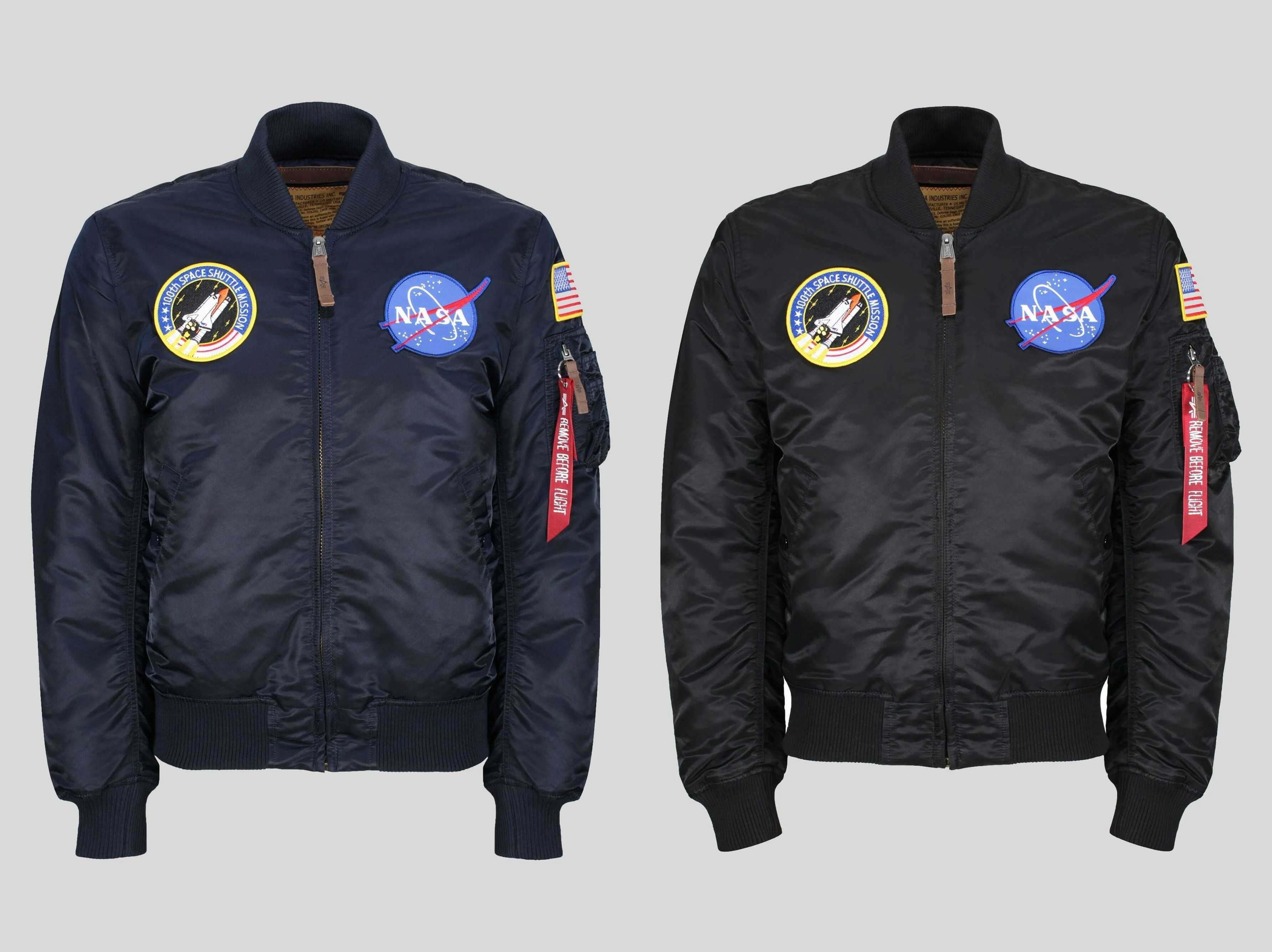 Alpha Industries MA-1 VF NASA Bomber ОРИГИНАЛНО мъжко бомър яке М и L