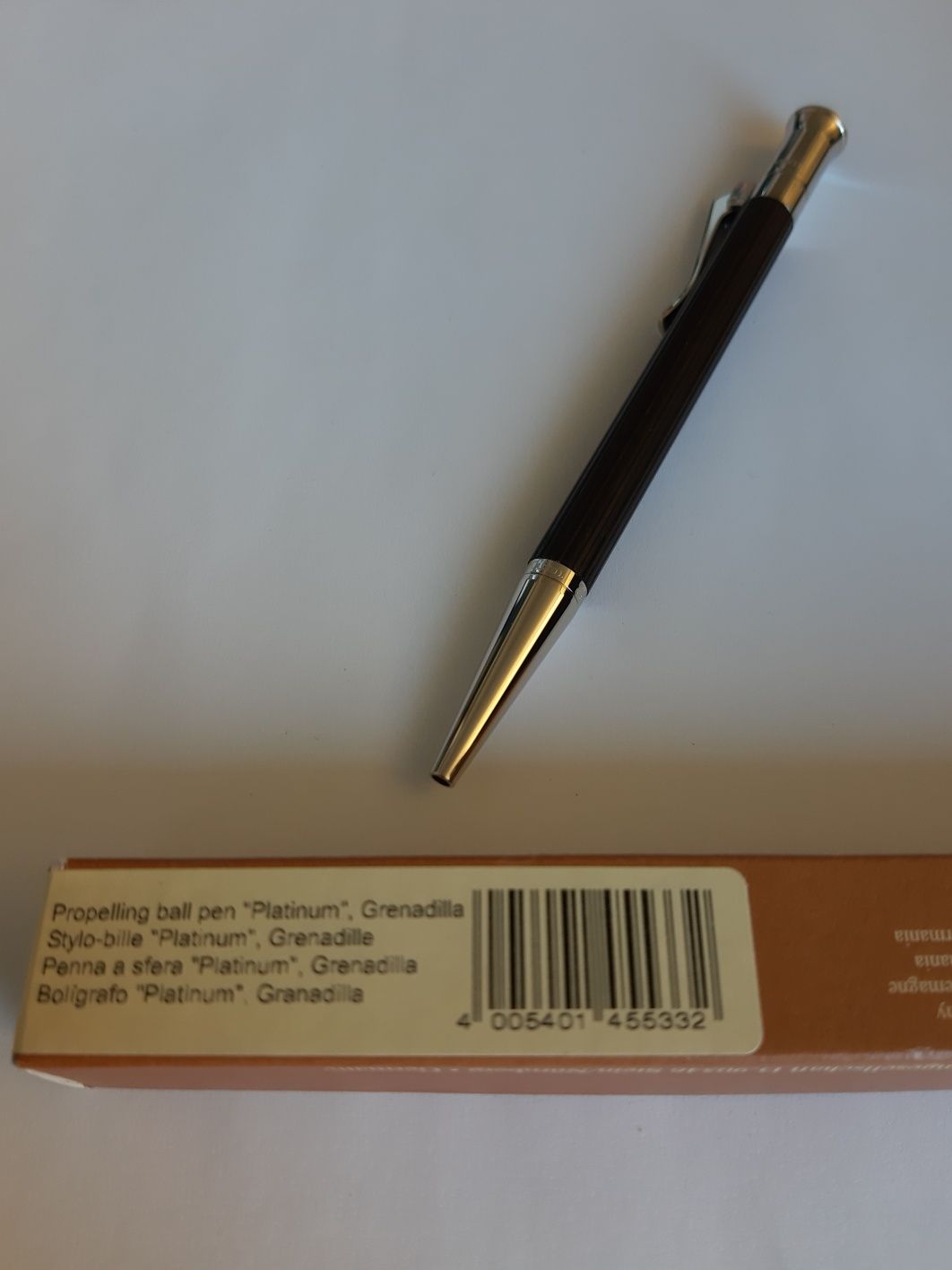 Graf von Faber-Castell Propelling ball pen Platinum Grenadilla