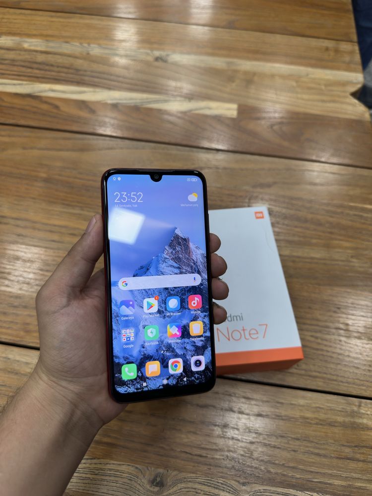 Redmi note 7 4/64gb karopka dakument full komplekt