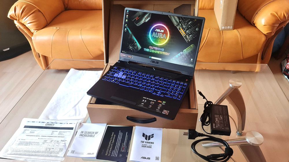 ASUS TUF Gaming A15 -15.6" 144Hz/RYZEN 5 7535HS/16 GB/512 GB/ ГАРАНЦИЯ