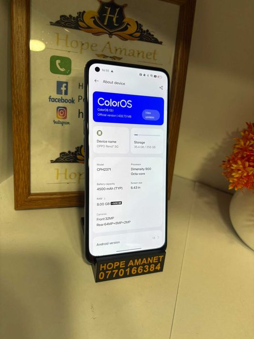 HOPE AMANET P2-Oppo reno 7 256 GB / 8 GB Ram