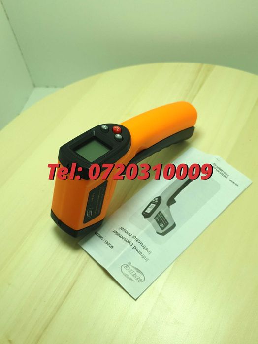 Termometru Industrial Profesional 50 380c Uni Galbennegru