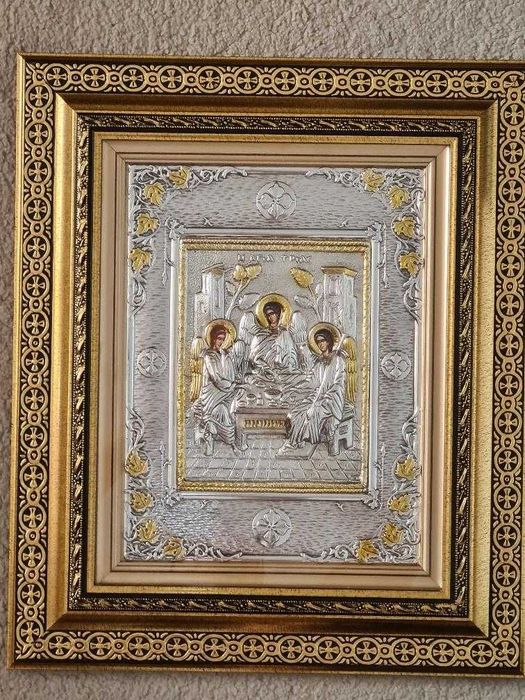 Icoane Argintate-SF Treime,SF Ilie,SF Andrei,si altele Relief 3 D