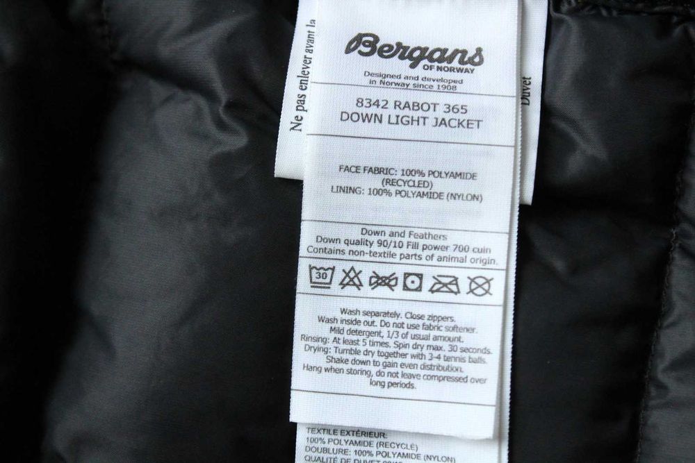 BERGANS 365 Rabot down light jacket - мъжко пухено яке, размер L