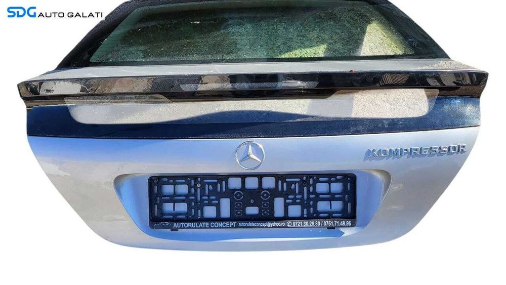 Haion Hayon Portbagaj cu Luneta Geam Sticla Dezechipat Mercedes Clasa C Class W203 Coupe 2001 - 2007 Culoare 744U [LC2207]