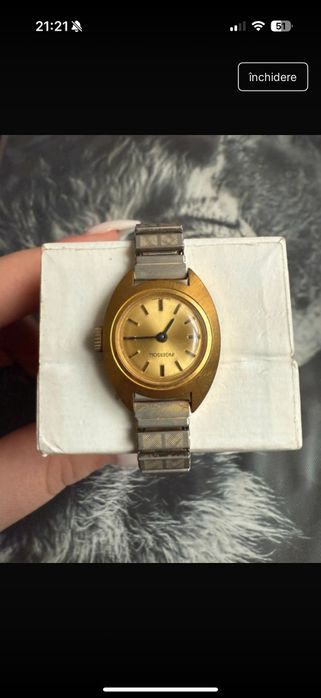 Ceasuri suflate cu aur