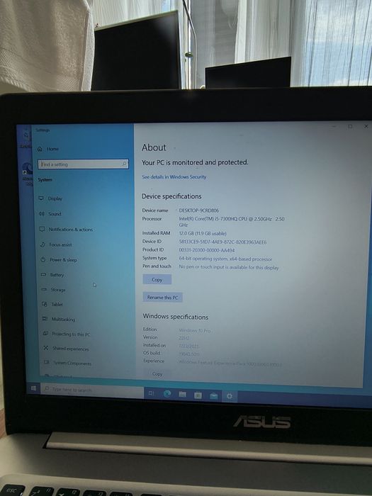 Laptop ASUS 15.6'' VivoBook Pro 15 N580VD