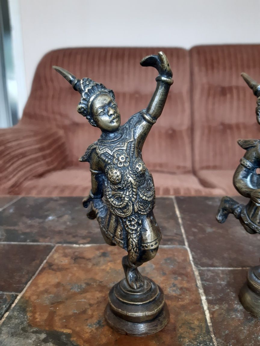 Statuete Artdeco dansatoare China din metal bronz