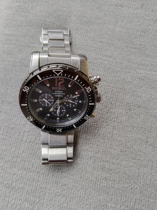 Оригинален часовник SEIKO Solar Chronograph