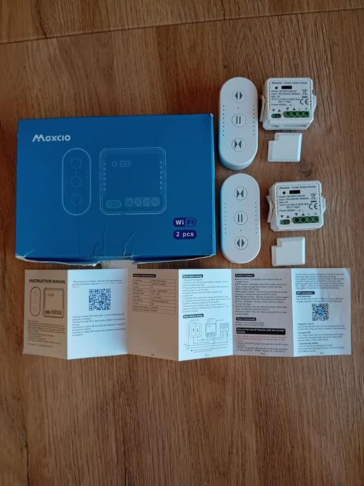 Управление за щори, пердета, гаражни врати WiFi + 2 дистанционни