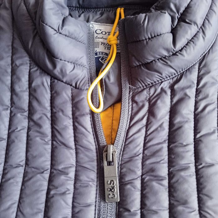 КАТО НОВО L/XL COTTON&SILK преходно яке пролет-есен бомбър puffer