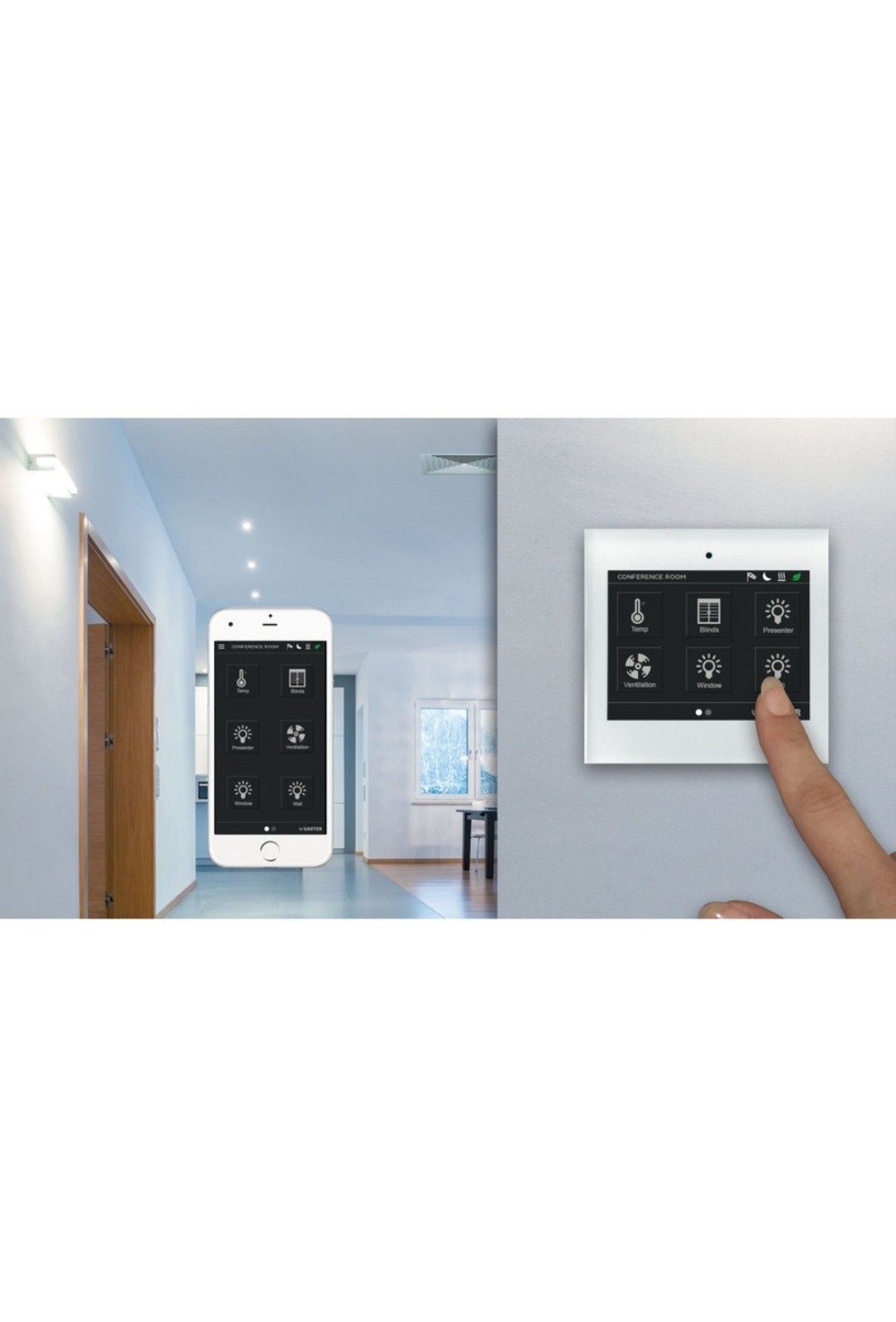 Unitate operare tactila Smart Home SAUTER