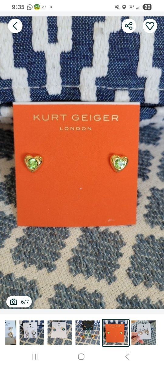 Kurt Geiger обеци нови