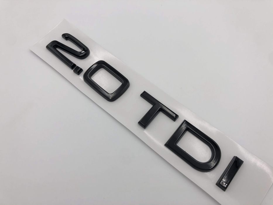 Emblema Audi 2.0 TDI spate negru