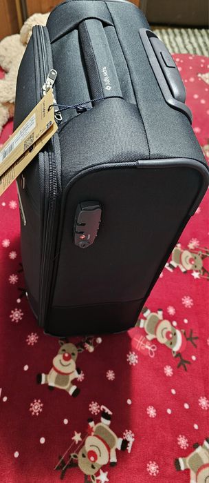 Troler SAMSONITE Spinner Base Boost, 55 cm, albastru