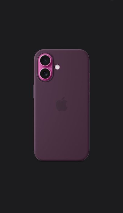 Оригинален Apple Калъф iPhone 16 Silicone Case with MagSafe - Plum