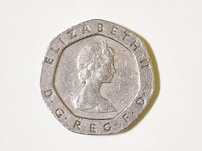 20 pence, monedă  1982