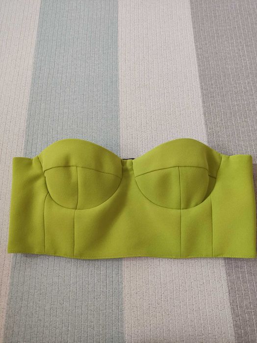 Къс топ Max&Co неоново зелено