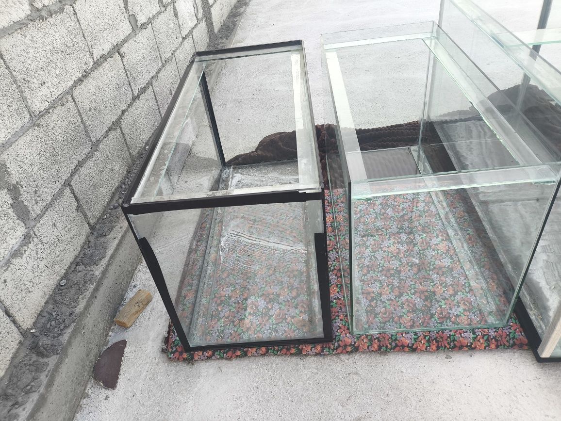 Akvariumlar sotiladi 180 litrli 06 li oynedan qilingan