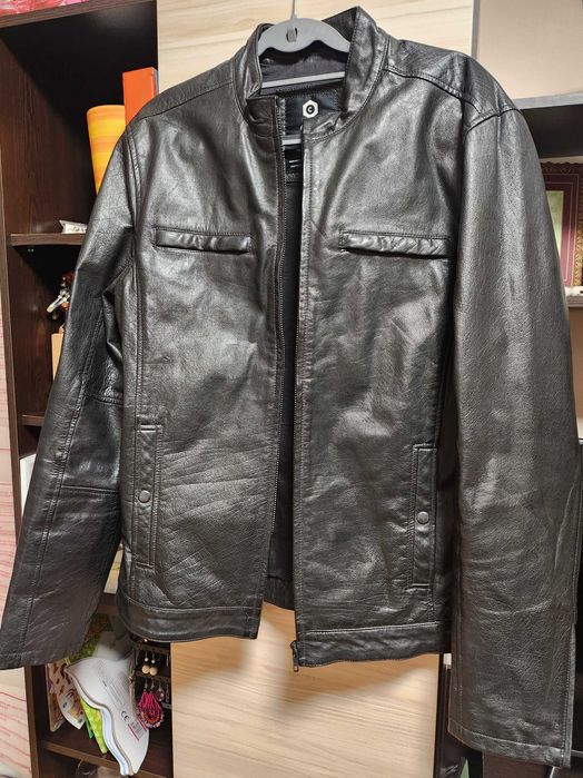 Мъжко кожено яке от естествена кожа - Jack and jones